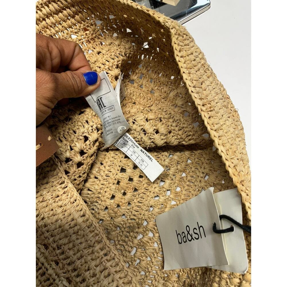 Ba&sh Raffia shopper Panier - Picture 2 of 9